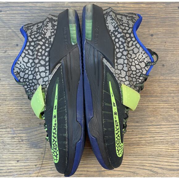 Nike KD VII 7 Electric EEL - Men\'s 11.5 - Metallic Pewter/Flash Lime NICE main image 10
